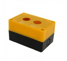 Корпус КП102 2 кнопки пластик. жел. EKF cpb-102-o