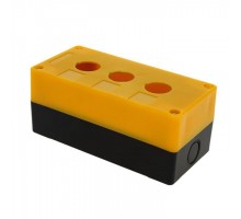 Корпус КП103 3 кнопки пластик. жел. EKF cpb-103-o