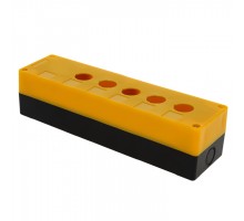 Корпус КП105 5 кнопок пластик. жел. EKF cpb-105-o