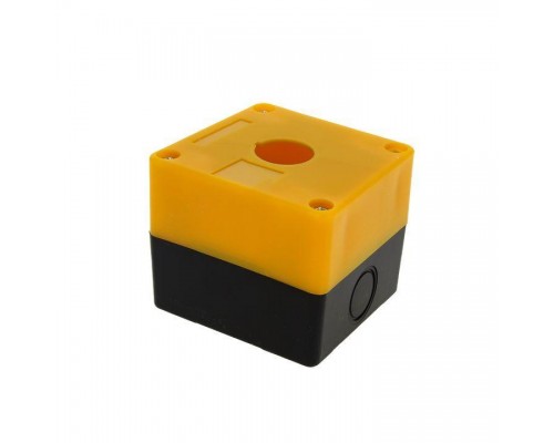 Корпус КП 101 1 кнопка желт. EKF cpb-101-o