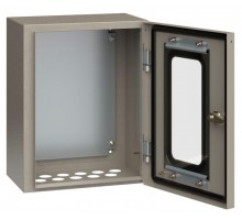 Корпус металлический ЩМП-1-0 У2 IP54 прозр. дверь ИЭК YKM11-01-54-1