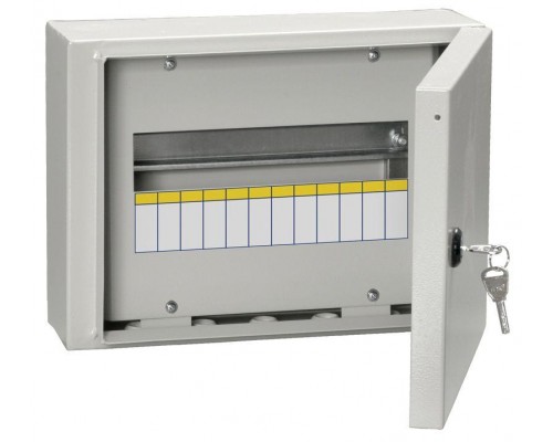 Корпус металлический ЩРн-12з-0 У2 IP54 ИЭК MKM11-N-12-54-Z