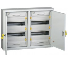 Корпус металлический ЩРн-2х24з-0 36 УХЛ3 IP31 PRO ИЭК MKM15-N-2X24-31-ZU