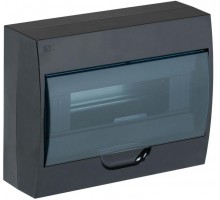 Корпус модульный пластиковый ЩРН-П-12 IP41 навесной черн. ИЭК MKP12-N-12-41-K02