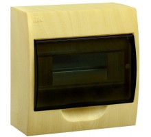 Корпус модульный пластиковый ЩРН-П-8 мод. навесной IP41 сосна ИЭК MKP12-N-08-41-K34