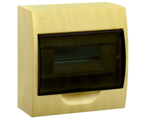 Корпус модульный пластиковый ЩРН-П-8 мод. навесной IP41 сосна ИЭК MKP12-N-08-41-K34