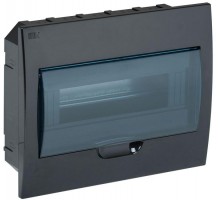 Корпус модульный пластиковый ЩРВ-П-12 IP41 встраив. черн. ИЭК MKP12-V-12-41-K02