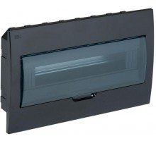 Корпус модульный пластиковый ЩРВ-П-18 IP41 встраив. черн. ИЭК MKP12-V-18-41-K02