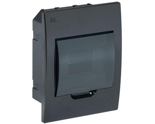 Корпус модульный пластиковый ЩРВ-П-6 IP41 встраив. черн. ИЭК MKP12-V-06-41-K02