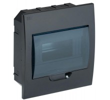 Корпус модульный пластиковый ЩРВ-П-8 IP41 встраив. черн. ИЭК MKP12-V-08-41-K02