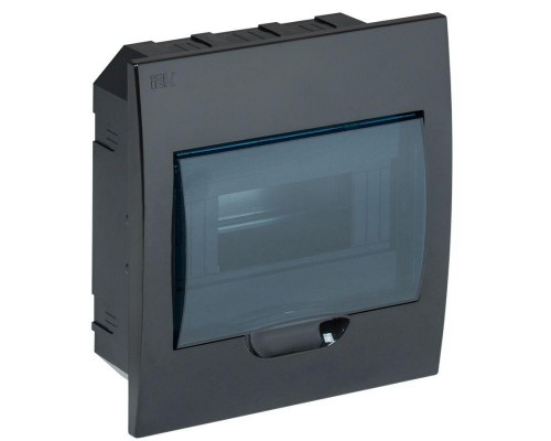 Корпус модульный пластиковый ЩРВ-П-8 IP41 встраив. черн. ИЭК MKP12-V-08-41-K02