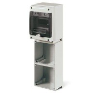 Корпус на 6 модулей и 2 поста с основанием 136х125мм DKC DIS5720311
