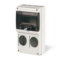 Корпус на 8 модулей и 2 поста с основанием 70х87мм Тип M340 DKC DIS6722300