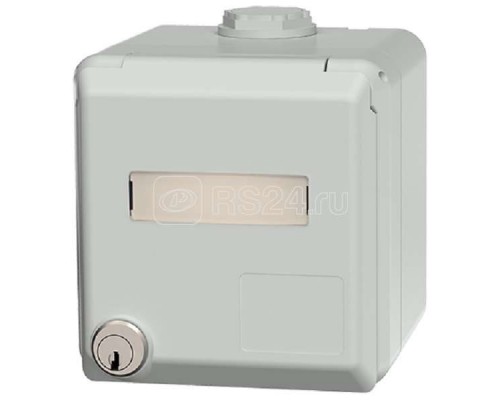 Корпус настенной розетки Cepex с замком для инф.розетки Rutenbeck iso-8/8Up0(41492) IP44 сер. Mennekes 4320
