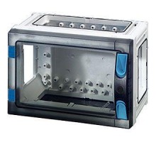 Корпус пластиковый 180х270х186 ручное запирание сер. с прозр. дверью FP 0140 HENSEL 68000294