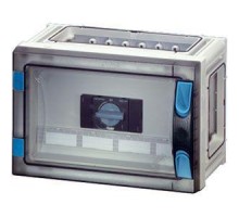 Корпус пластиковый 180х270х186 ручное запирание сер. с прозр. дверью FP 5103 HENSEL 68000110