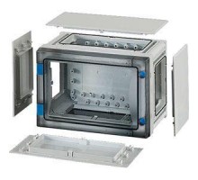 Корпус пластиковый 186х276х163 открывание инструментом сер. с прозр. дверью FP 0101 HENSEL 68000205