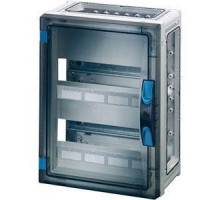 Корпус пластиковый 360х270х186 N+PE ручное запирание сер. с прозр. дверью FP 1249 HENSEL 68000181
