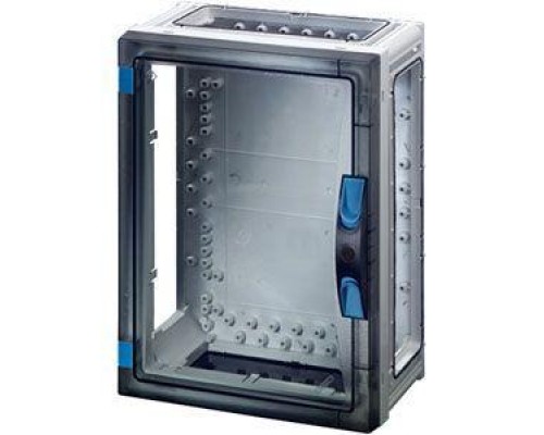 Корпус пластиковый 360х270х186 ручное запирание сер. с прозр. дверью FP 0240 HENSEL 68000296