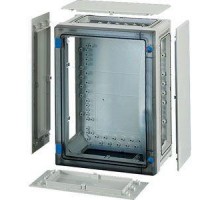 Корпус пластиковый 366х276х163 открывание инструментом сер. с прозр. дверью FP 0211 HENSEL 68000206