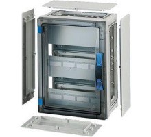 Корпус пластиковый 366х276х186 N+PE ручное запирание сер. с прозр. дверью FP 1218 HENSEL 68000158