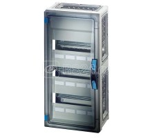 Корпус пластиковый 540х270х186 N+PE ручное запирание сер. с прозр. дверью FP 1316 HENSEL 68000126
