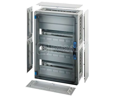 Корпус пластиковый 546х366х186 N+PE ручное запирание сер. с прозр. дверью FP 1415 HENSEL 68000151