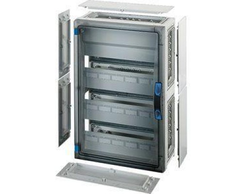 Корпус пластиковый 546х366х186 N+PE ручное запирание сер. с прозр. дверью FP 1418 HENSEL 68000161