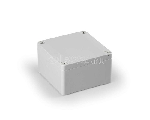 Корпус пластиковый Cubo S 100х100х60мм поликарбонат от -40 до +80град.C глух. стенка IP66/67 сер. ENSTO SPCP101006G