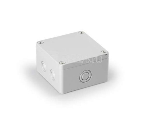 Корпус пластиковый Cubo S 100х100х60мм поликарбонат от -40 до +80град.C пробив. отверст. IP66/67 сер. ENSTO SPCM101006G