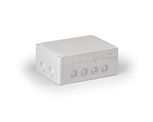 Корпус пластиковый Cubo S 125х175х75мм поликарбонат от -40 до +80град.C пробив. отверст. IP66/67 сер. ENSTO SPCM131808G