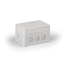 Корпус пластиковый Cubo S 75х125х60мм поликарбонат от -40 до +80град.C пробив. отверст. IP66/67 сер. ENSTO SPCM081306G