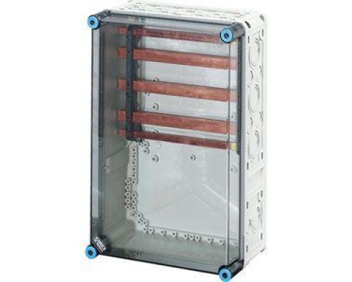 Корпус пластиковый Mi 300х450х170 с ток. шинами IP65 сер. с прозр. крышкой Mi 6355 HENSEL 2000789