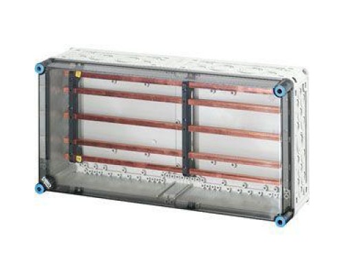 Корпус пластиковый Mi 300х600х170 с ток. шинами IP65 сер. с прозр. крышкой Mi 6452 HENSEL 2000665