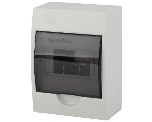 Корпус пластиковый ЩРН-П-06 SIMPLE без шин и монт. комп. BOXS06_E ЭРА Б0047720