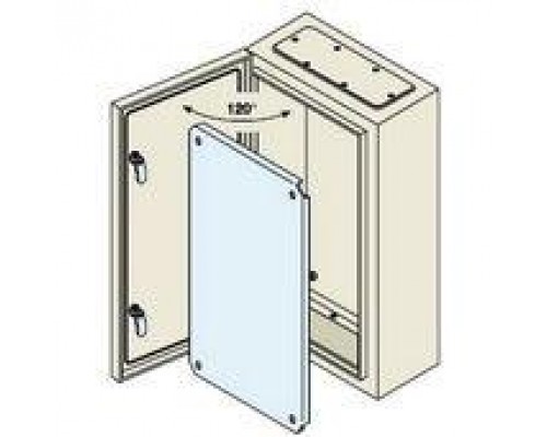 Корпус шкафа нерж. (дверь со стеклом) 700х500х250мм ABB SRN7525VX