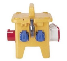 Корпус тв. резины EBerGUM в сборе IP44 жел. Mennekes 70349