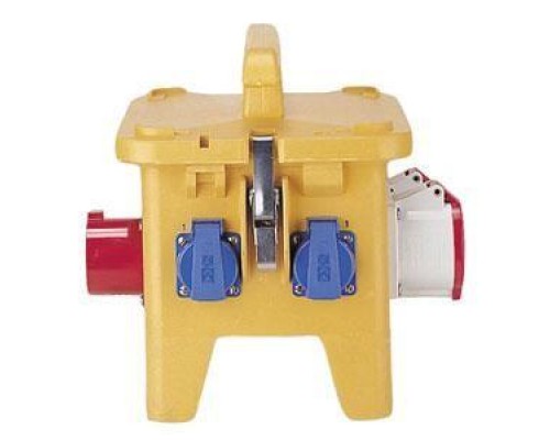 Корпус тв. резины EBerGUM в сборе IP44 жел. Mennekes 70349