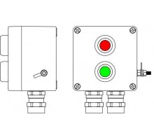 Корпус взрывозащищенный GRP120х120х90мм 1Ex d e IIC T6 Gb X / Ex tbIIIB T80град.C Db X / IP66 Т6 40град.C DKC 2231.031.19.052
