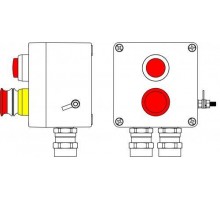 Корпус взрывозащищенный GRP120х120х90мм 1Ex d e IIC T6 Gb X / Ex tbIIIB T80град.C Db X / IP66 Т6 40град.C DKC 2231.031.19.054