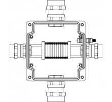 Корпус взрывозащищенный GRP 160х160х90мм 1Ex e IIC T5 GbEx tb IIIB T95град.C Db IP66 DKC 1231.051.19.02F