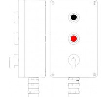 Корпус взрывозащищенный из алюм. 260х160х90мм 1Ex d e IIC Т4 Gb X / Ex tb IIIB T130°C Db X IP66 Т4 55град.C DKC 2201.181.20.00C