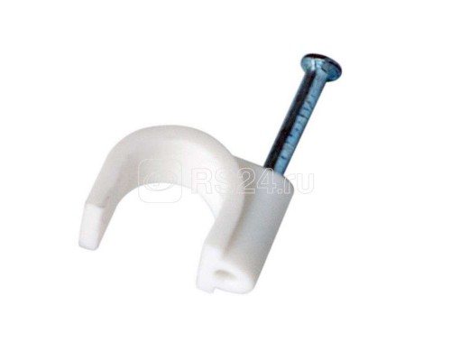 Крепеж кабеля круглый 10мм (уп.50шт) Rexant 07-4010