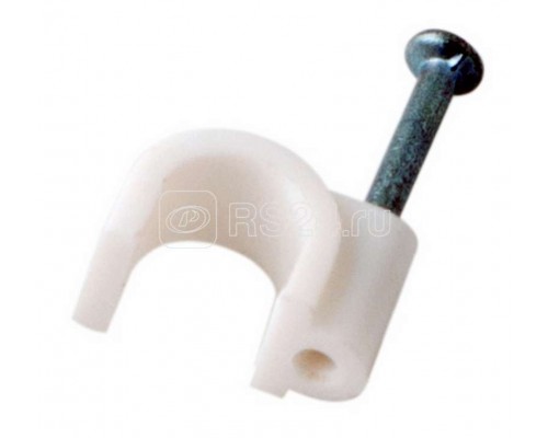 Крепеж кабеля круглый 7мм (уп.50шт) Rexant 07-4007