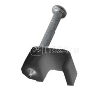 Крепеж кабеля плоский 4х2мм черн. (уп.50шт) Rexant 07-4204-1