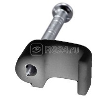 Крепеж кабеля плоский 6х4мм черн. (уп.50шт) Rexant 07-4206-1