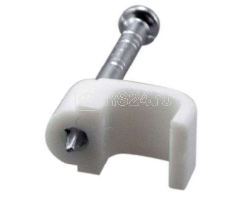 Крепеж кабеля плоский 6х4мм (уп.20шт) Rexant 07-4206-20