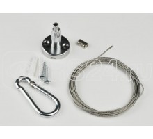 Крепление для подвесного светильника UFL-H03 SILVER 200 POLYBAG 200мм универс. Uniel UL-00004442