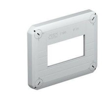 Крышка для T-100 с отверстием под 2 Modul 45 151х117х15 T 100 D MSD2A OBO 2007826