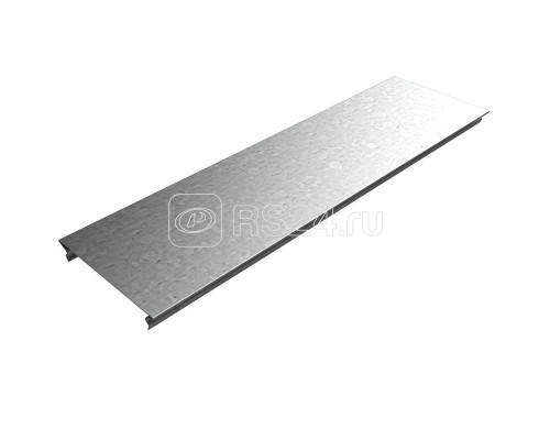 Крышка для лотка осн.100 L3000 сталь 0.55мм KL100х3000 оцинк. КМ LO0501